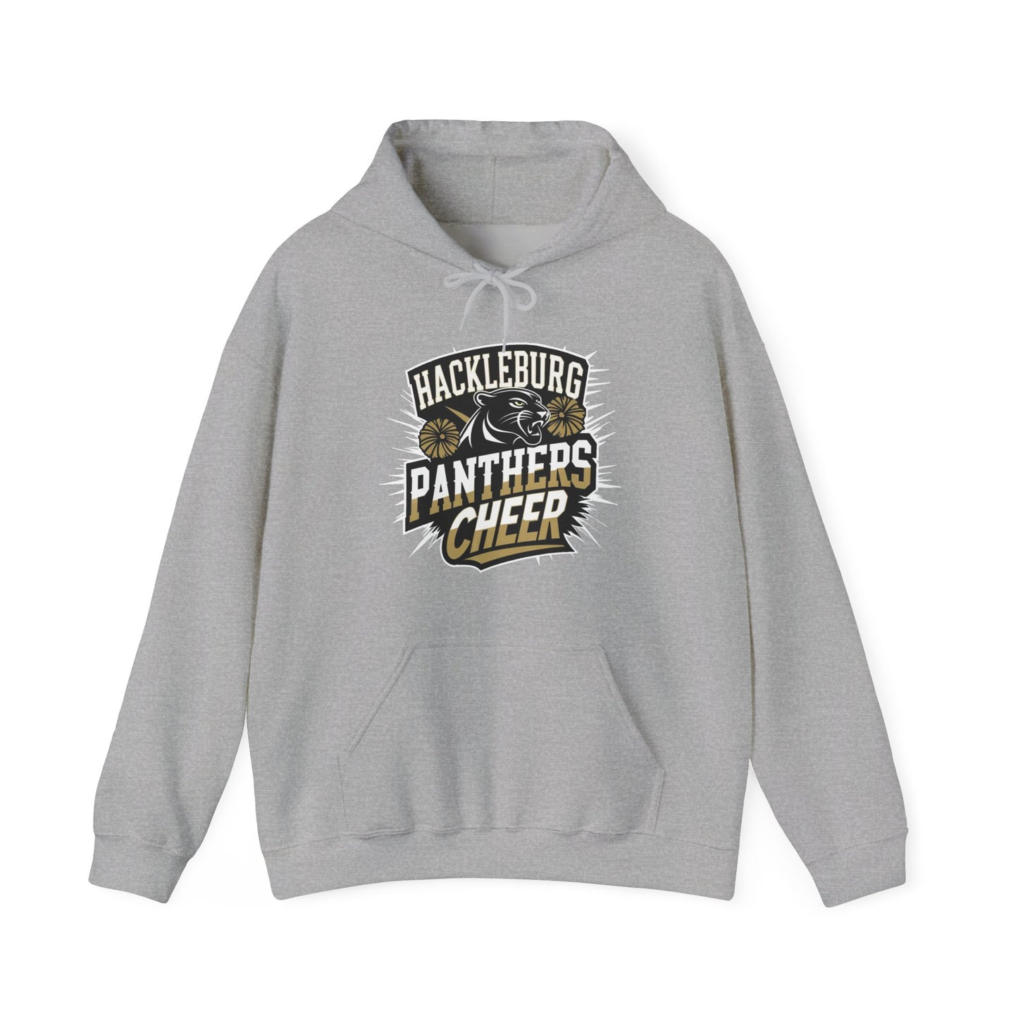 Adult Hoodie Sweatshirt \ Hackleburg Panthers Cheer \ HPC1