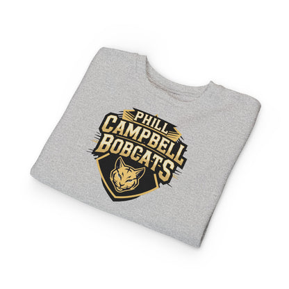 Toddler Crewneck Sweatshirt \ Phill Campbell Bobcats \ PCB1