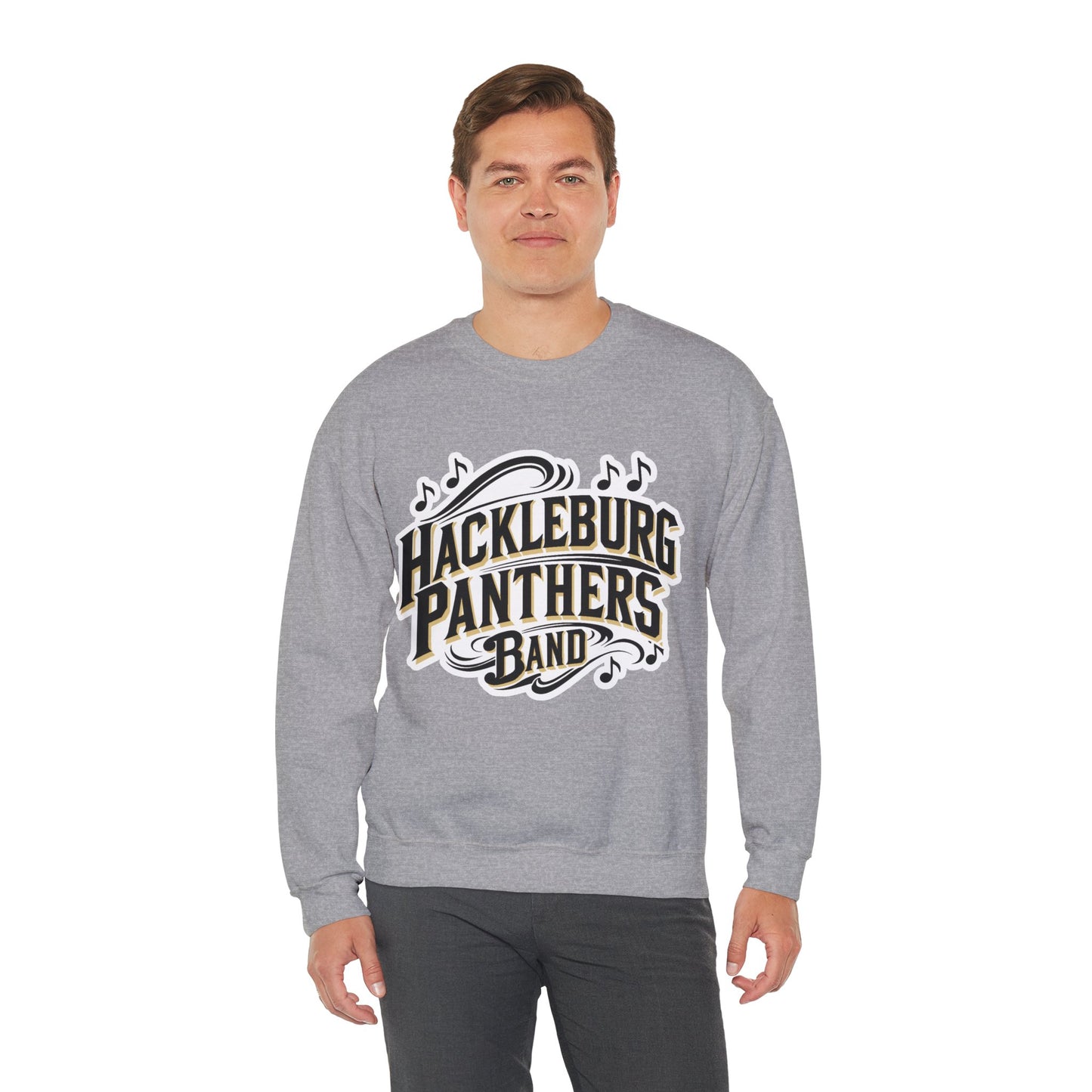 Adult Crewneck Sweatshirt \ Hackleburg Panthers Band \ HPB1