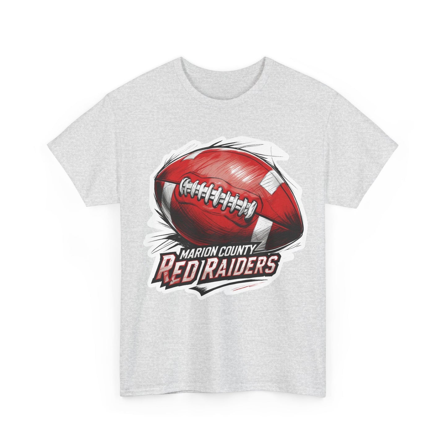 Adult Tee \ Marion County Red Raiders Football \ MCF1