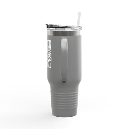 40oz Insulated Tumbler \ Hamilton Aggies Volleyball \ HAV2