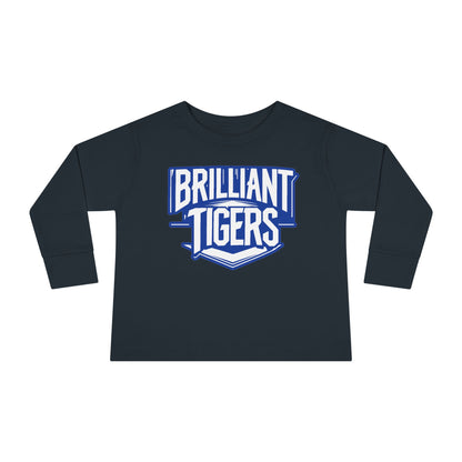 Toddler Long Sleeve Tee \ Brilliant Tigers \ BT2