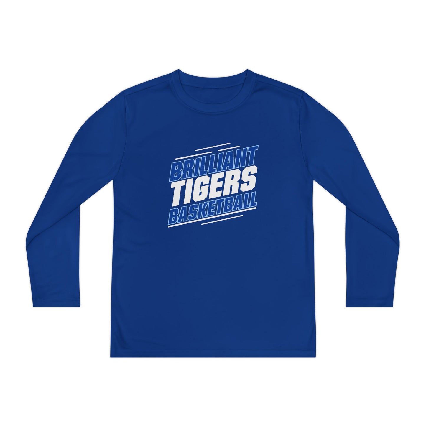 Youth Long Sleeve Tee \ Brilliant Tigers Basketball \ BTBK2