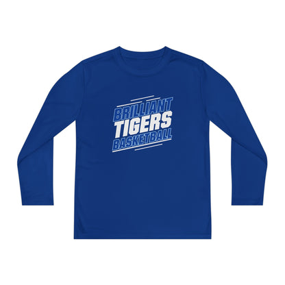 Youth Long Sleeve Tee \ Brilliant Tigers Basketball \ BTBK2