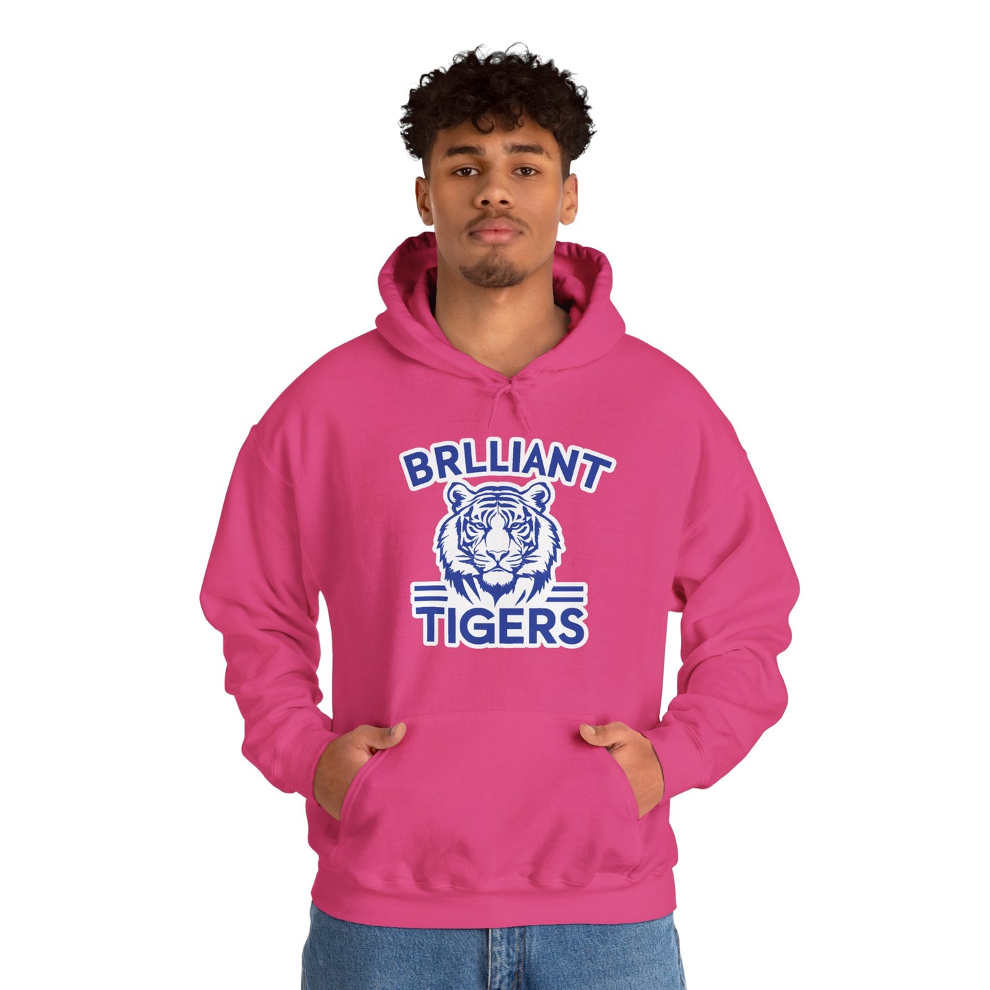 Adult Hoodie Sweatshirt \ Brilliant Tigers \ BT1