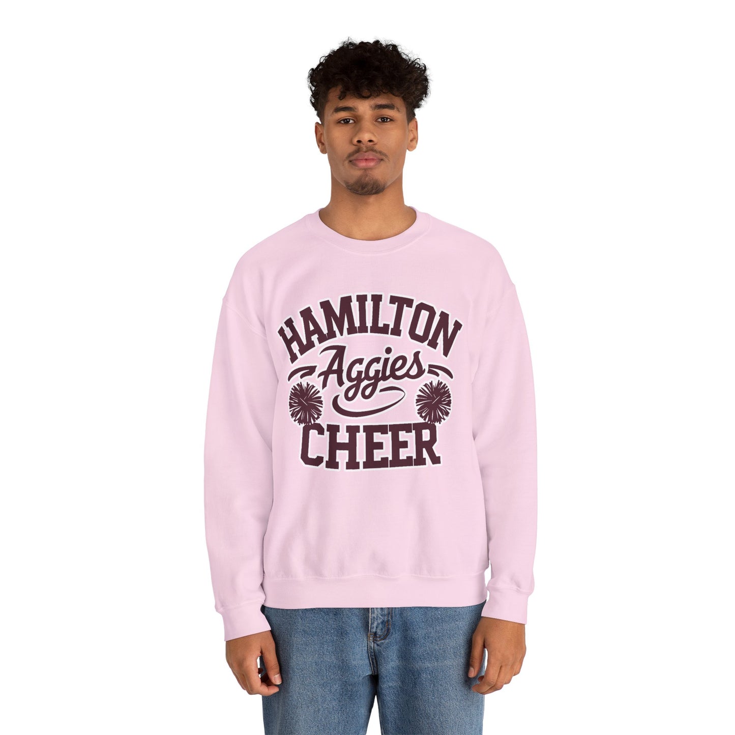 Adult Crewneck Sweatshirt \ Hamilton Aggies Cheer \ HAC2