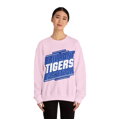 Adult Crewneck Sweatshirt \ Brilliant Tigers Basketball \ BTBK2