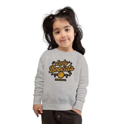 Toddler Crewneck Sweatshirt \ Phil Campbell Bobcats Basketball \ PCBBKG2
