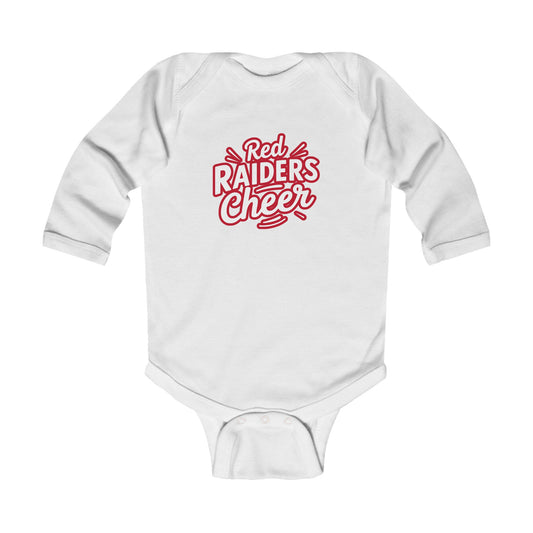 Long Sleeve Baby Bodysuit \ Marion County Red Raiders Cheer \ MCC1