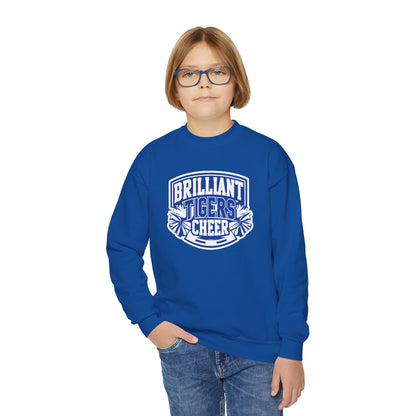 Youth Crewneck Sweatshirt \ Brilliant Tigers Cheer \ BTC1