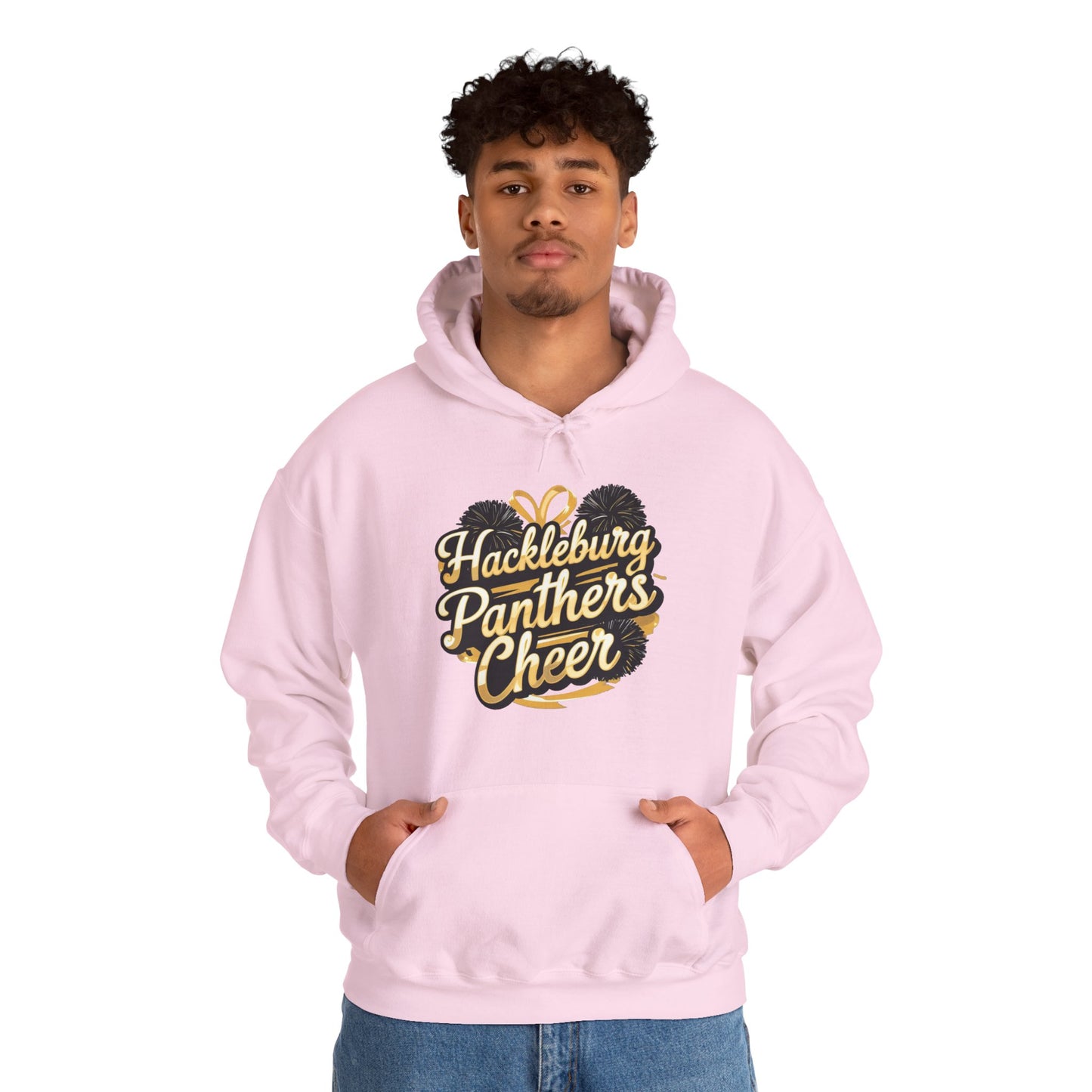 Adult Hoodie Sweatshirt \ Hackleburg Panthers Cheer \ HPC2