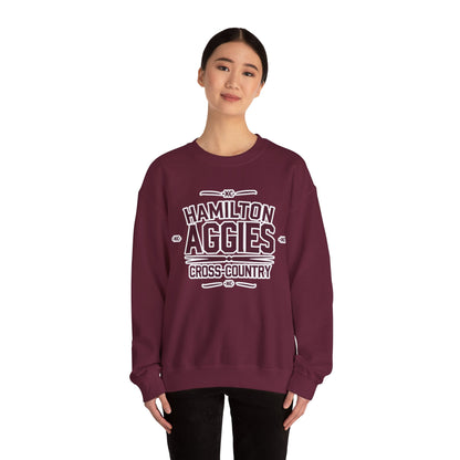 Adult Crewneck Sweatshirt \ Hamilton Aggies Cross-Country \ HCC1