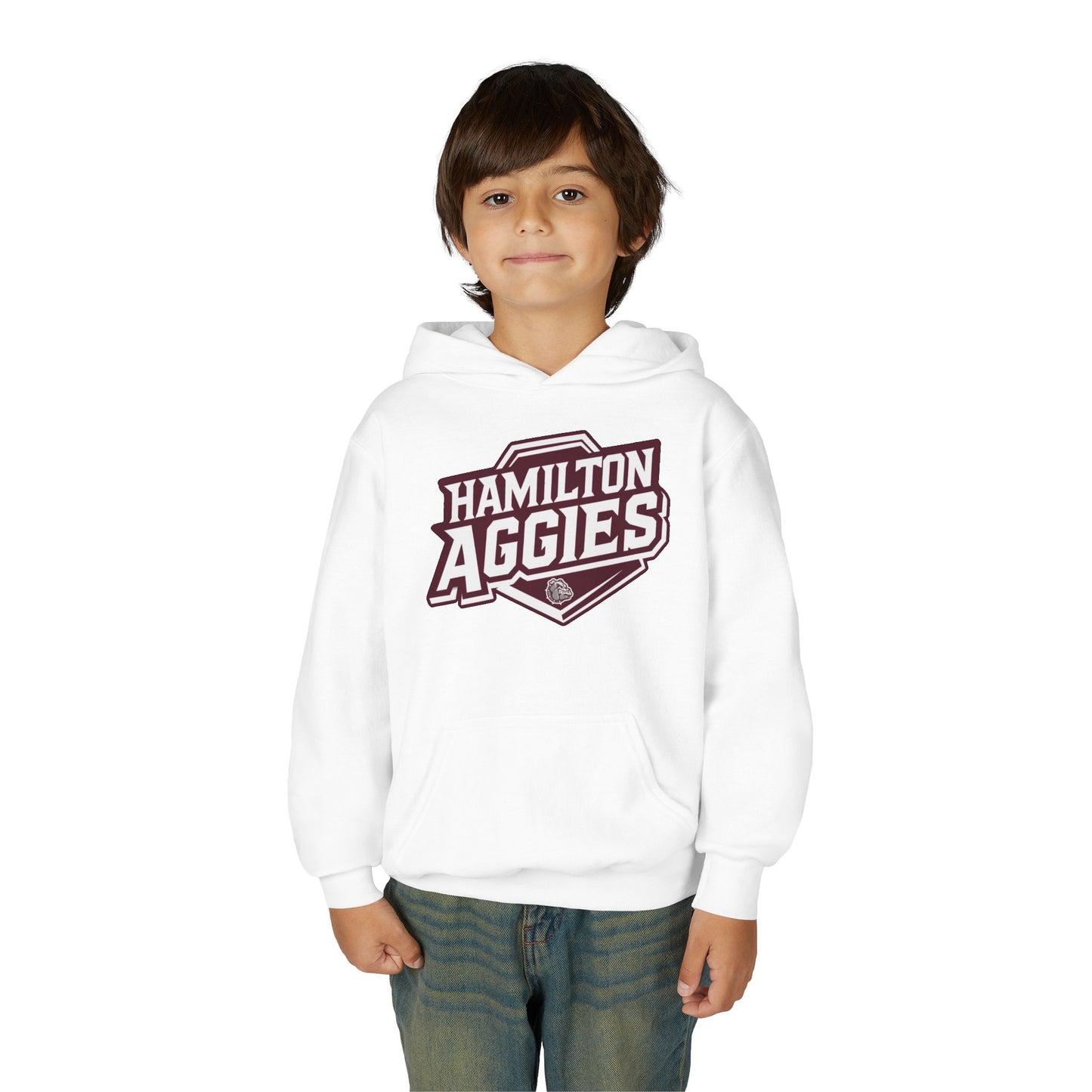 Youth Hoodie Sweatshirt \ Hamilton Aggies \ HA1