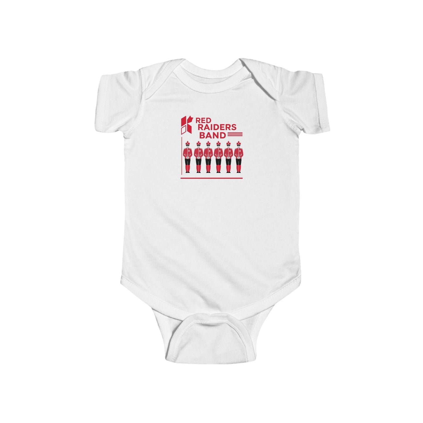 Short Sleeve Baby Bodysuit \ Marion County Red Raiders Band \ MCB1