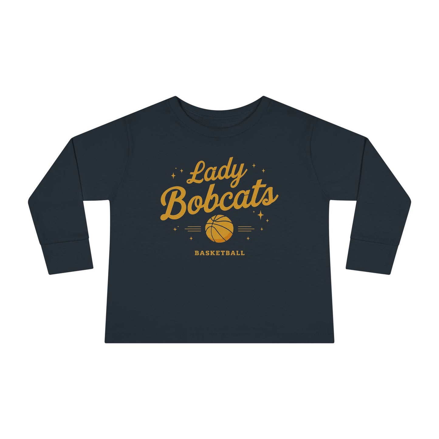 Toddler Long Sleeve Tee \ Phil Campbell Bobcats Basketball \ PCBBKG2