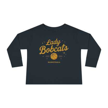 Toddler Long Sleeve Tee \ Phil Campbell Bobcats Basketball \ PCBBKG2