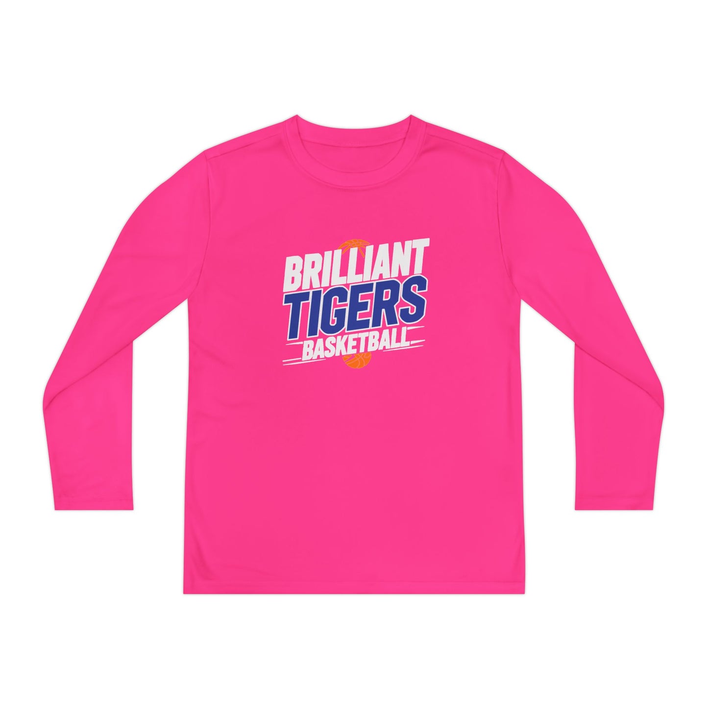 Youth Long Sleeve Tee \ Brilliant Tigers Basketball \ BTBK1