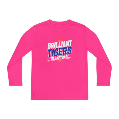 Youth Long Sleeve Tee \ Brilliant Tigers Basketball \ BTBK1
