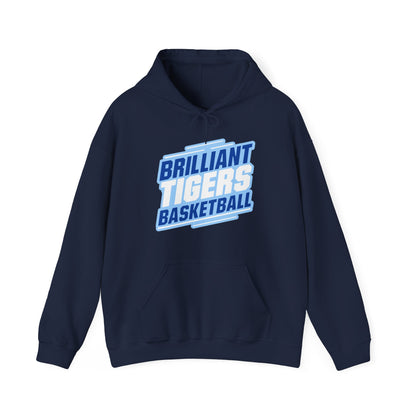 Adult Hoodie Sweatshirt \ Brilliant Tigers Basketball \ BTBK2