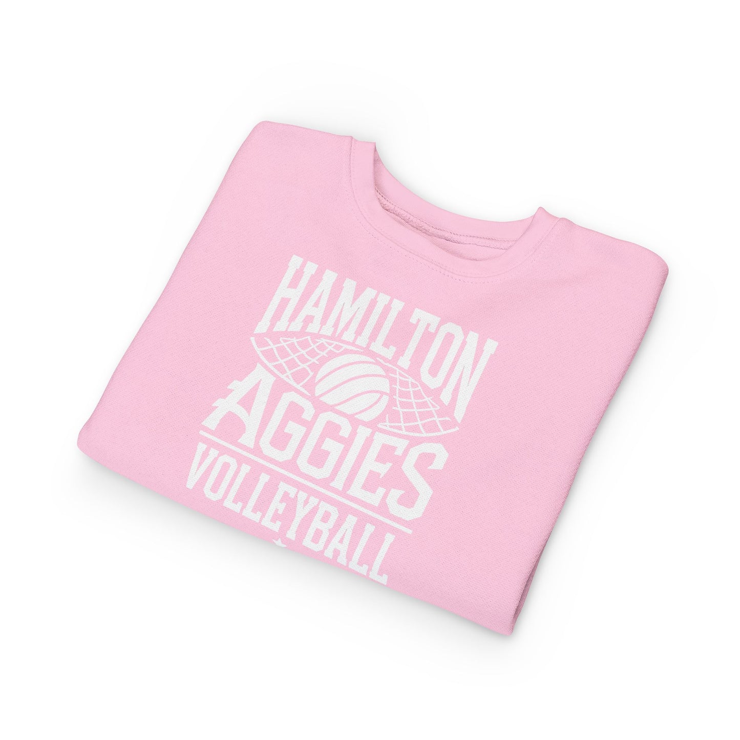 Toddler Crewneck Sweatshirt \ Hamilton Aggies Volleyball \ HAV2