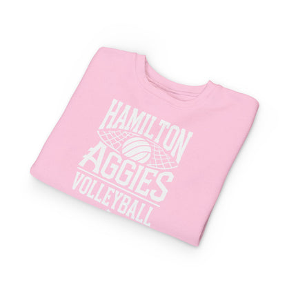 Toddler Crewneck Sweatshirt \ Hamilton Aggies Volleyball \ HAV2