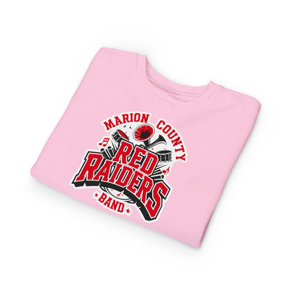 Toddler Crewneck Sweatshirt \ Marion County Red Raiders Band \ MCB2