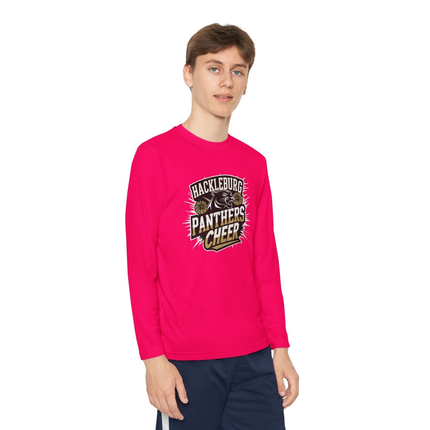 Youth Long Sleeve Tee \ Hackleburg Panthers Cheer \ HPC1