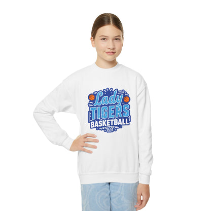 Youth Crewneck Sweatshirt \ Brilliant Tigers Basketball \ BTBKG1