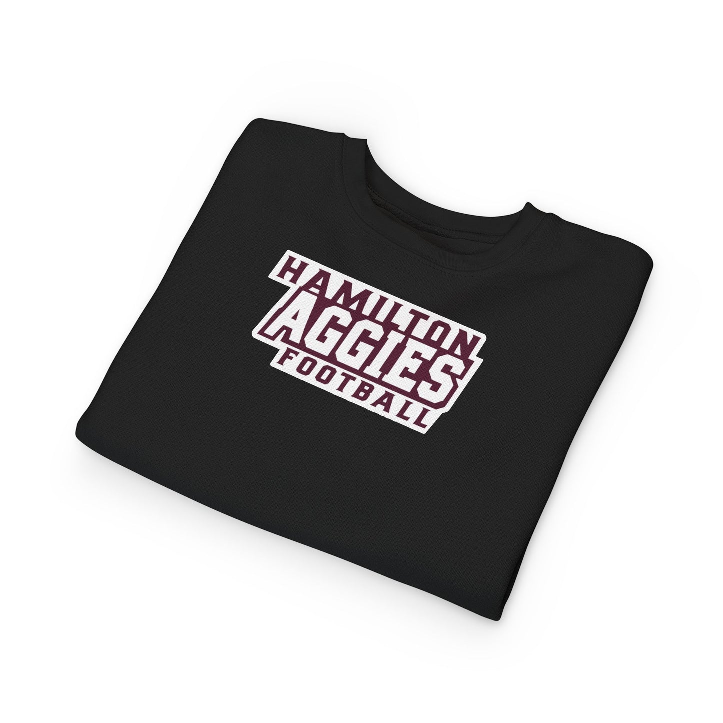 Toddler Crewneck Sweatshirt \ Hamilton Aggies Football \ HAF1