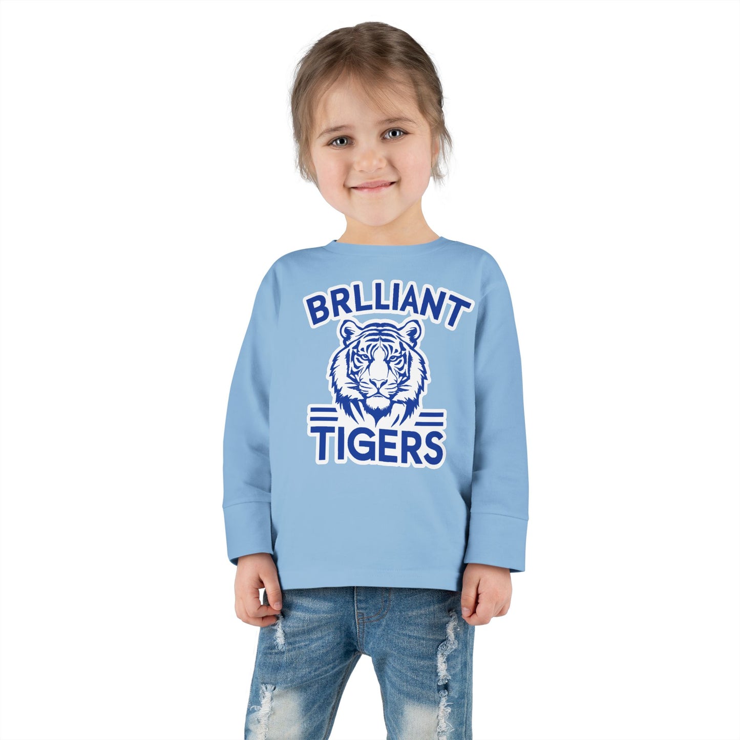 Toddler Long Sleeve Tee \ Brilliant Tigers \ BT1