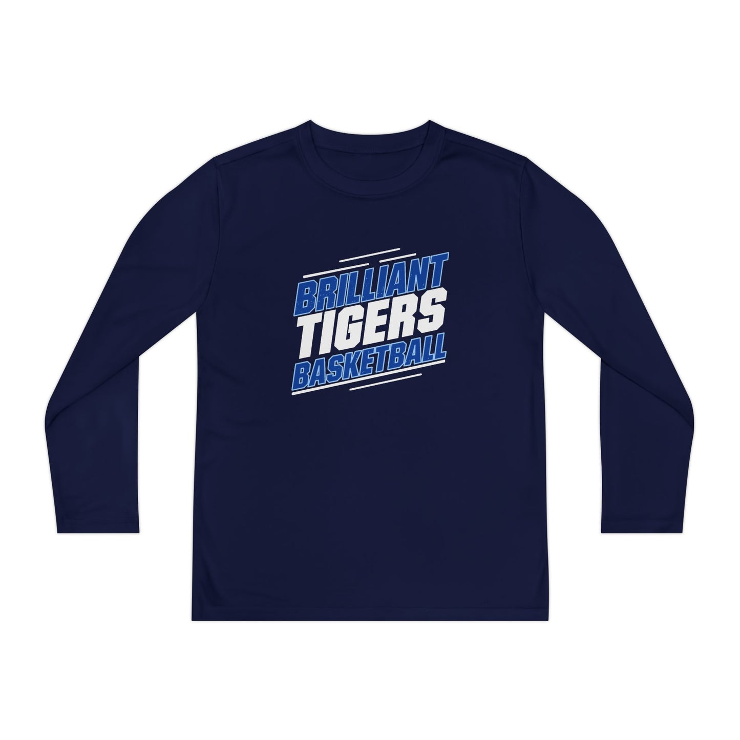 Youth Long Sleeve Tee \ Brilliant Tigers Basketball \ BTBK2