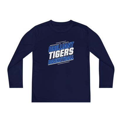 Youth Long Sleeve Tee \ Brilliant Tigers Basketball \ BTBK2