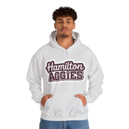 Adult Hoodie Sweatshirt \ Hamilton Aggies \ HAG2