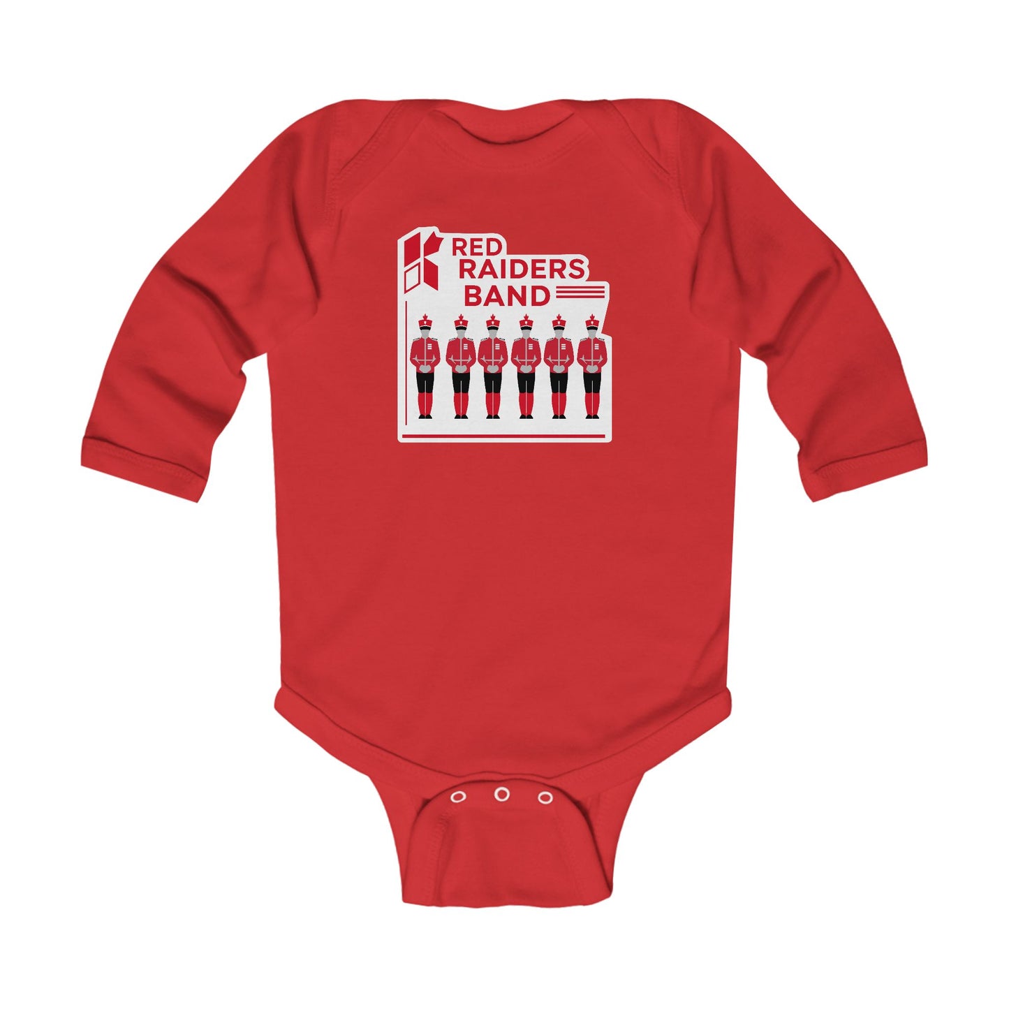 Long Sleeve Baby Bodysuit \ Marion County Red Raiders Band \ MCB1