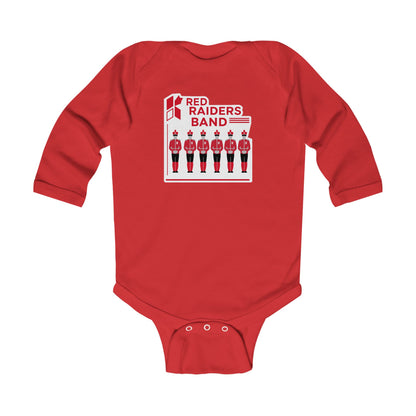 Long Sleeve Baby Bodysuit \ Marion County Red Raiders Band \ MCB1