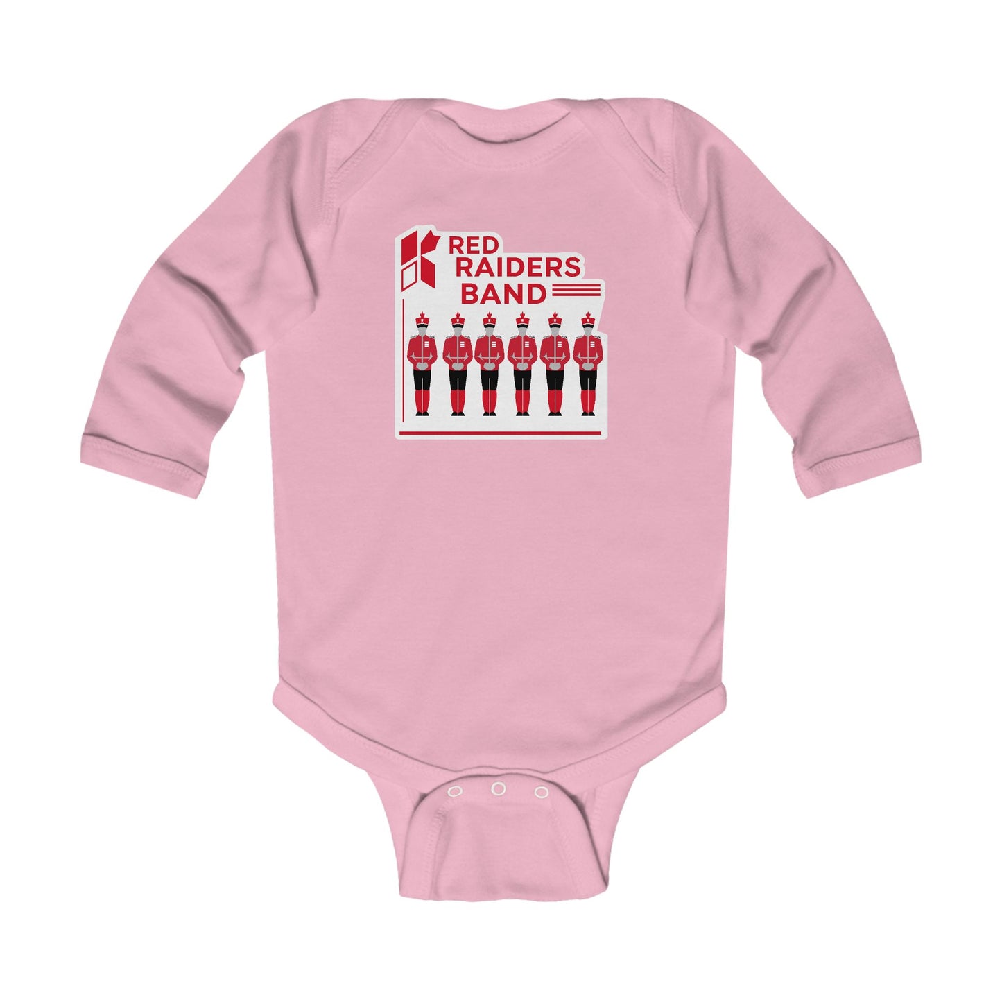Long Sleeve Baby Bodysuit \ Marion County Red Raiders Band \ MCB1