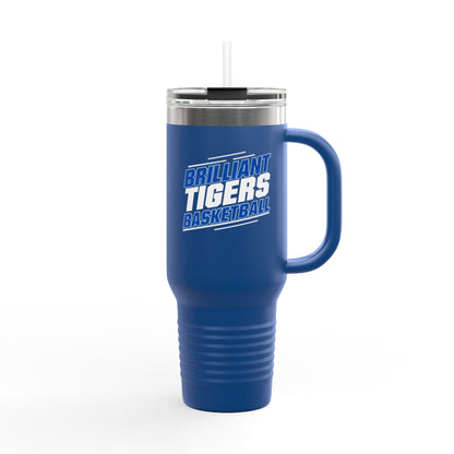 40oz Insulated Tumbler \ Brilliant Tigers Basketball \ BTBK2