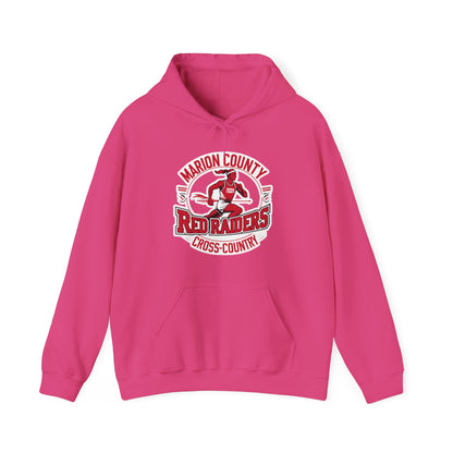Adult Hoodie Sweatshirt \ Marion County Red Raiders Cross-Country \ MCCC2