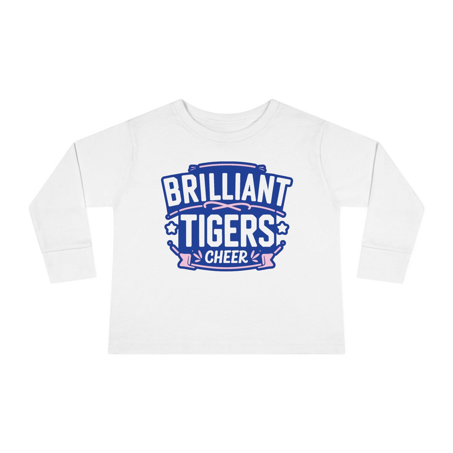 Toddler Long Sleeve Tee \ Brilliant Tigers Cheer \ BTC2