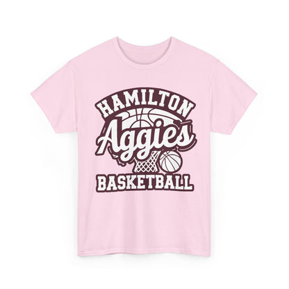 Adult Tee \ Hamilton Aggies Basketball \ HABKG1