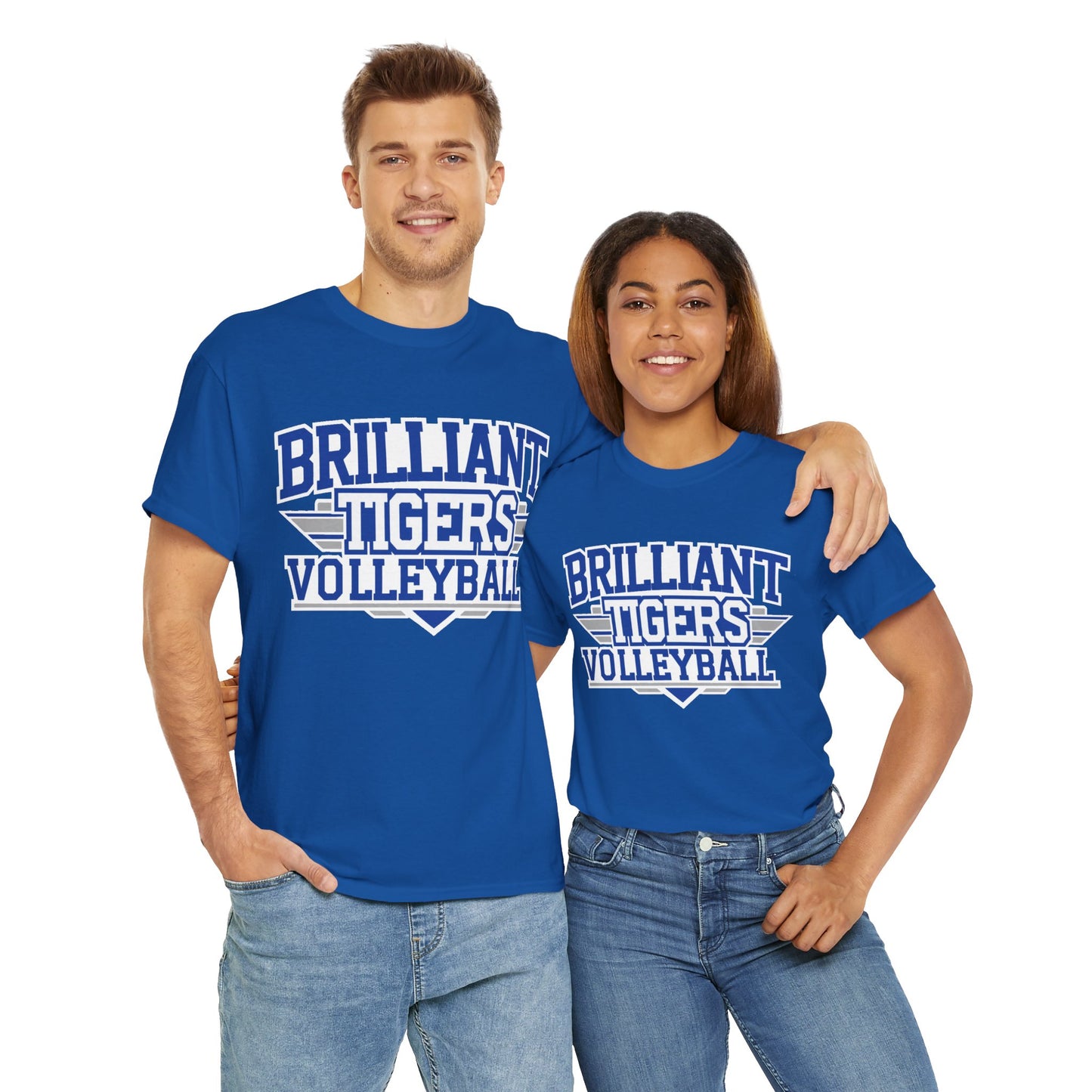 Adult Tee \ Brilliant Tigers Volleyball \ BTV2