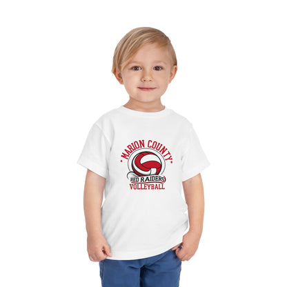 Toddler Tee \ Marion County Red Raiders Volleyball \ MCV1