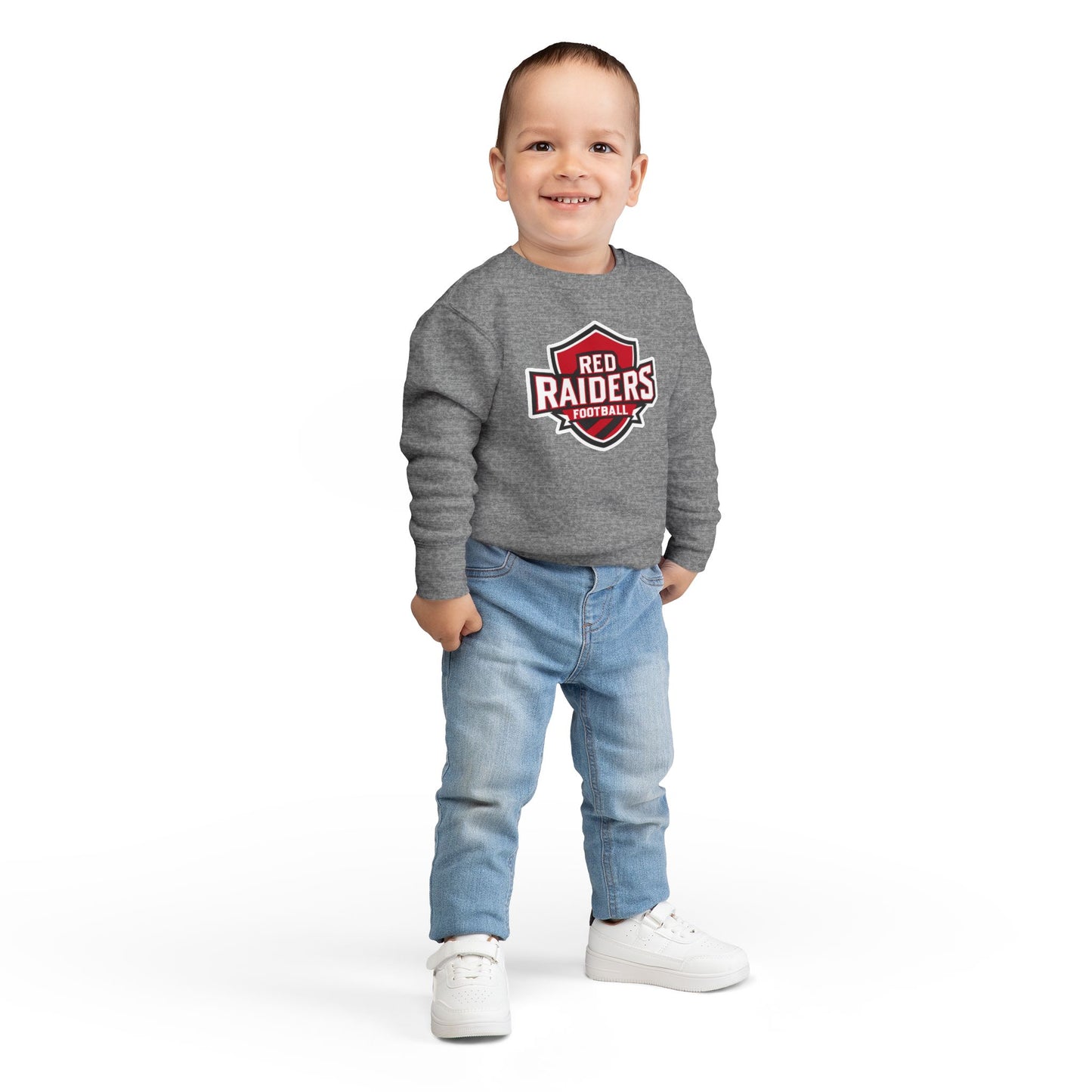 Toddler Crewneck Sweatshirt \ Marion County Red Raiders Football \ MCF2