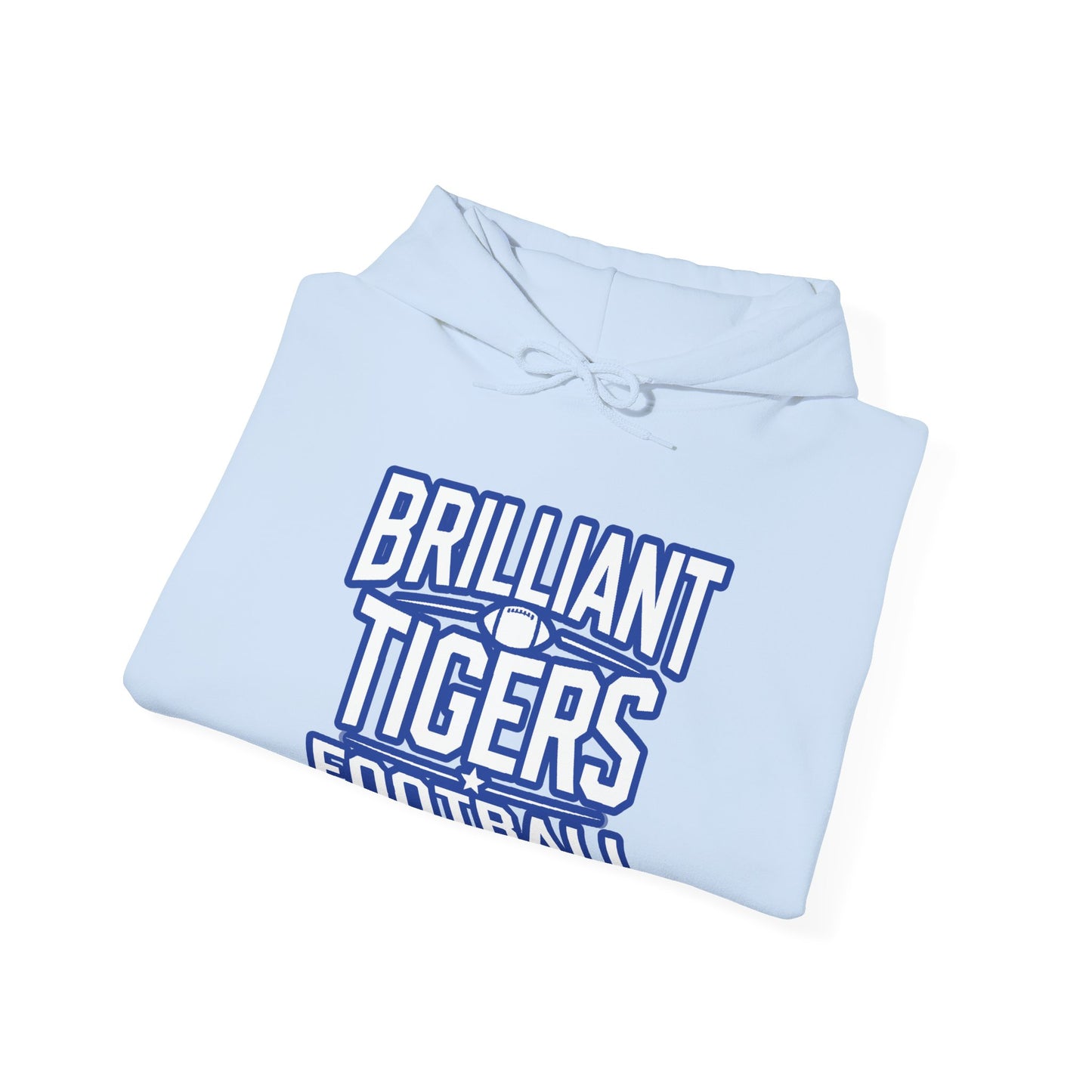 Adult Hoodie Sweatshirt \ Brilliant Tigers Football \ BTF1