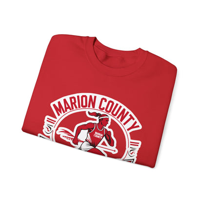 Adult Crewneck Sweatshirt \ Marion County Red Raiders Cross-Country \ MCCC2