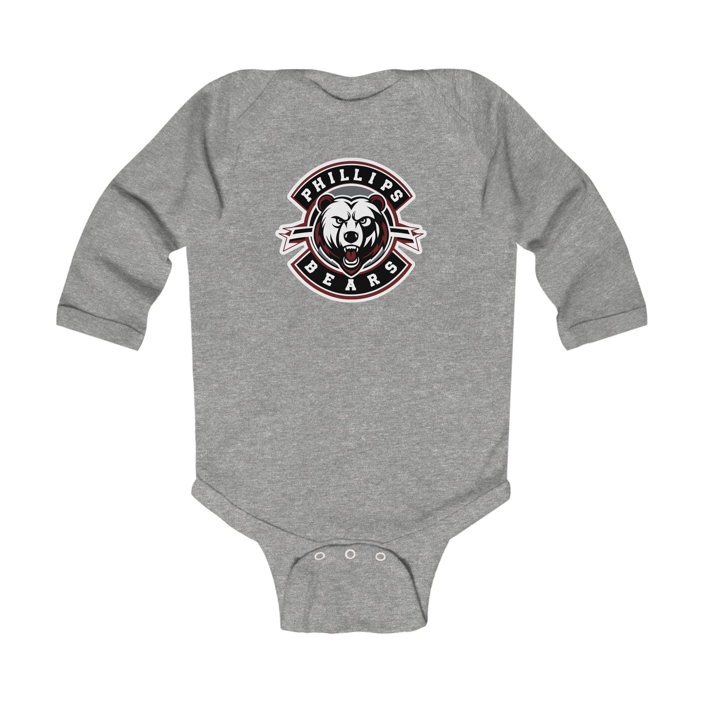 Long Sleeve Baby Bodysuit \ Phillips Bears \ PB1