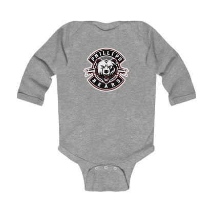 Long Sleeve Baby Bodysuit \ Phillips Bears \ PB1