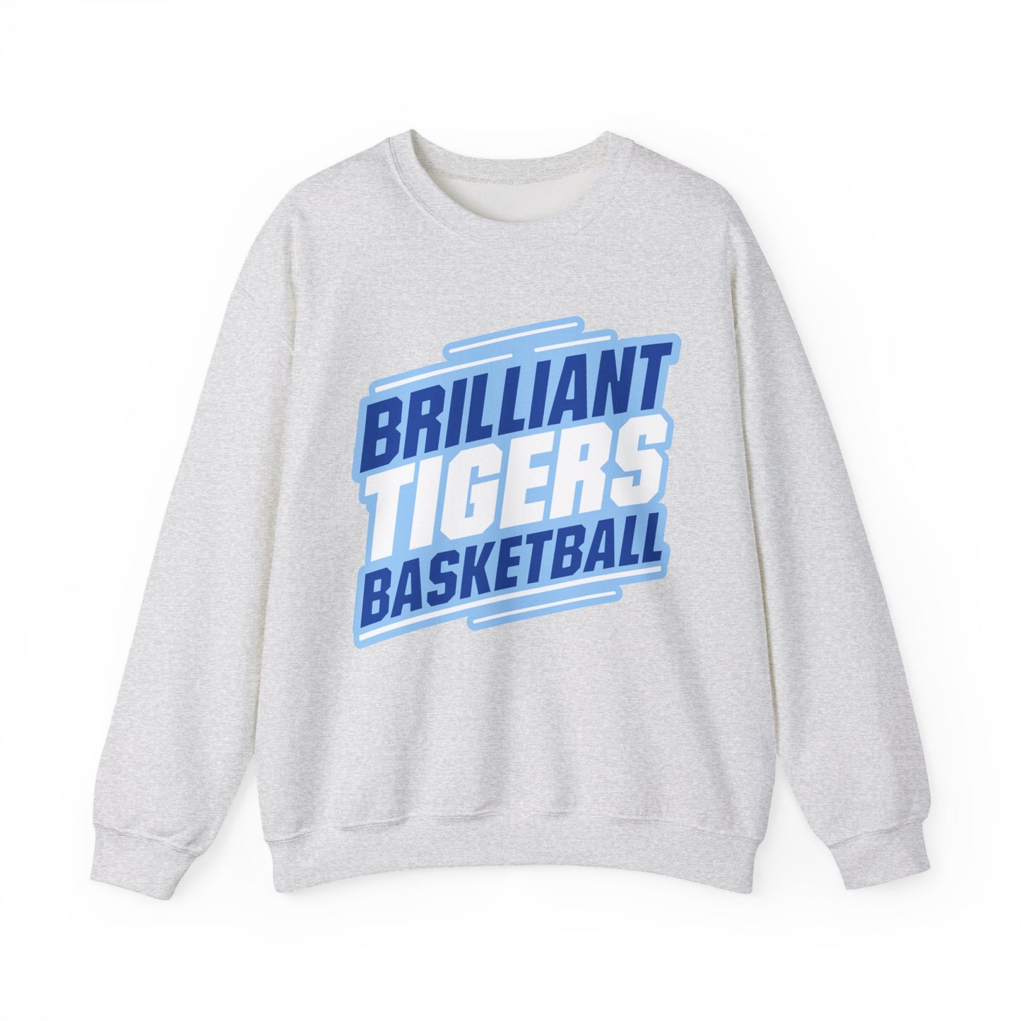 Adult Crewneck Sweatshirt \ Brilliant Tigers Basketball \ BTBK2