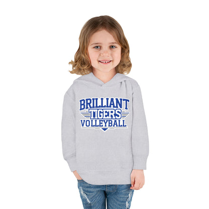 Toddler Hoodie Sweatshirt \ Brilliant Tigers Volleyball \ BTV2