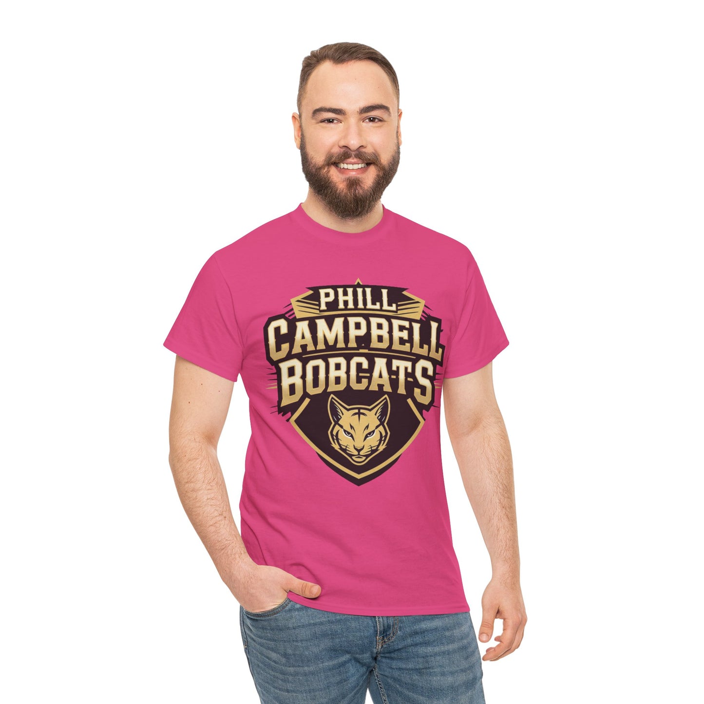 Adult Tee \ Phill Campbell Bobcats \ PCB1